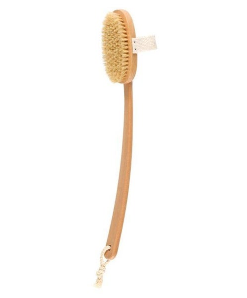 Sauna Washing brush with a long 45cm wooden handle