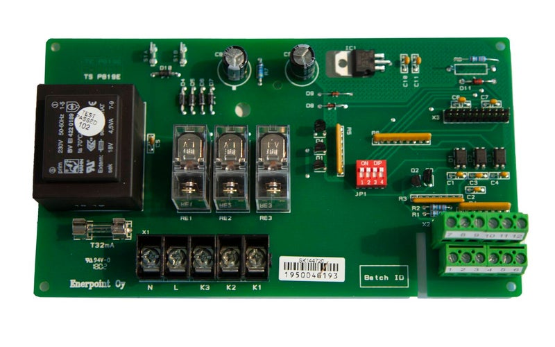 Harvia C260VKK lower circuit board WX216