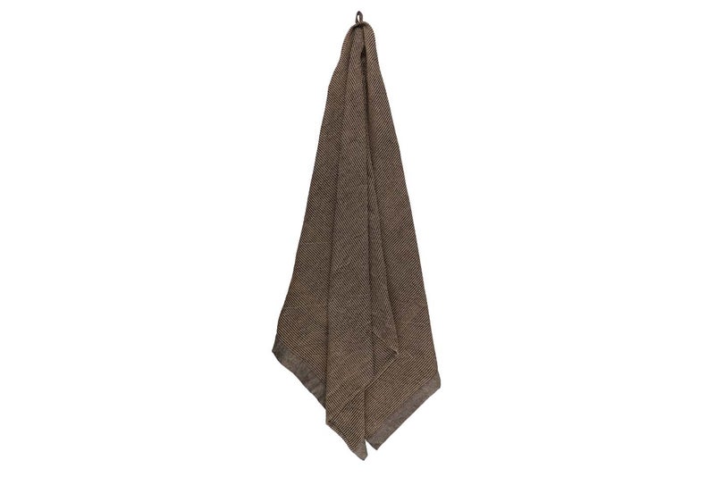 Rento Kenno Big Bath towel 90x180 cm, black/beige