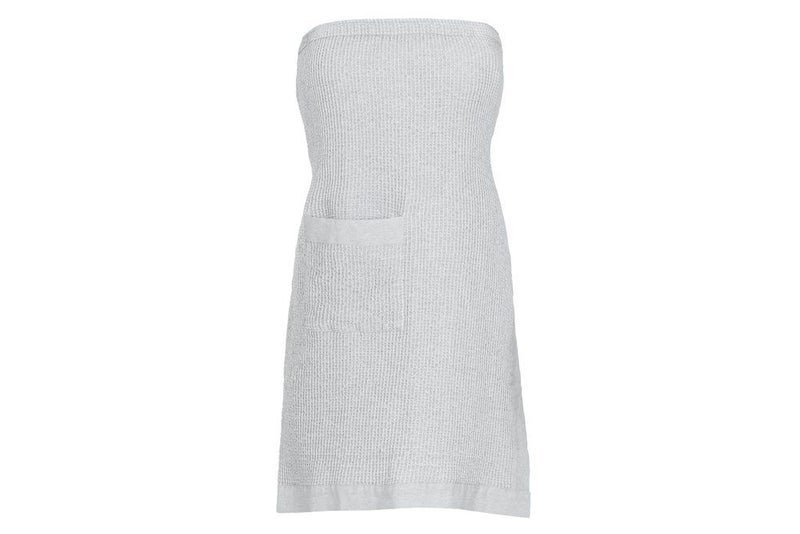 Rento Kenno Sauna Sarong & Body Wrap Towel 85 x 145 cm, Gray/White