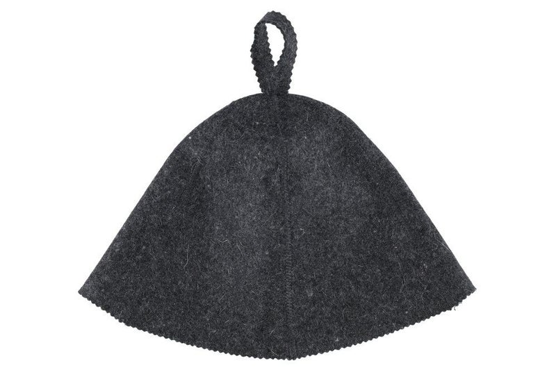 Traditional Saunahat, black felt