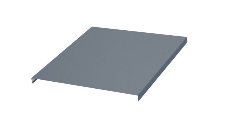 Vilpe Flashing Extension Plate 655x1100mm Gray No. 1, for tile and sheet metal roofs